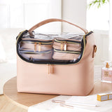 Livingandhome Makeup Case Pink 30cm, imported from the UK
