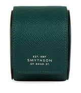 Harrods Smythson Leather Panama Single Watch Roll- Buy online at McGrocer