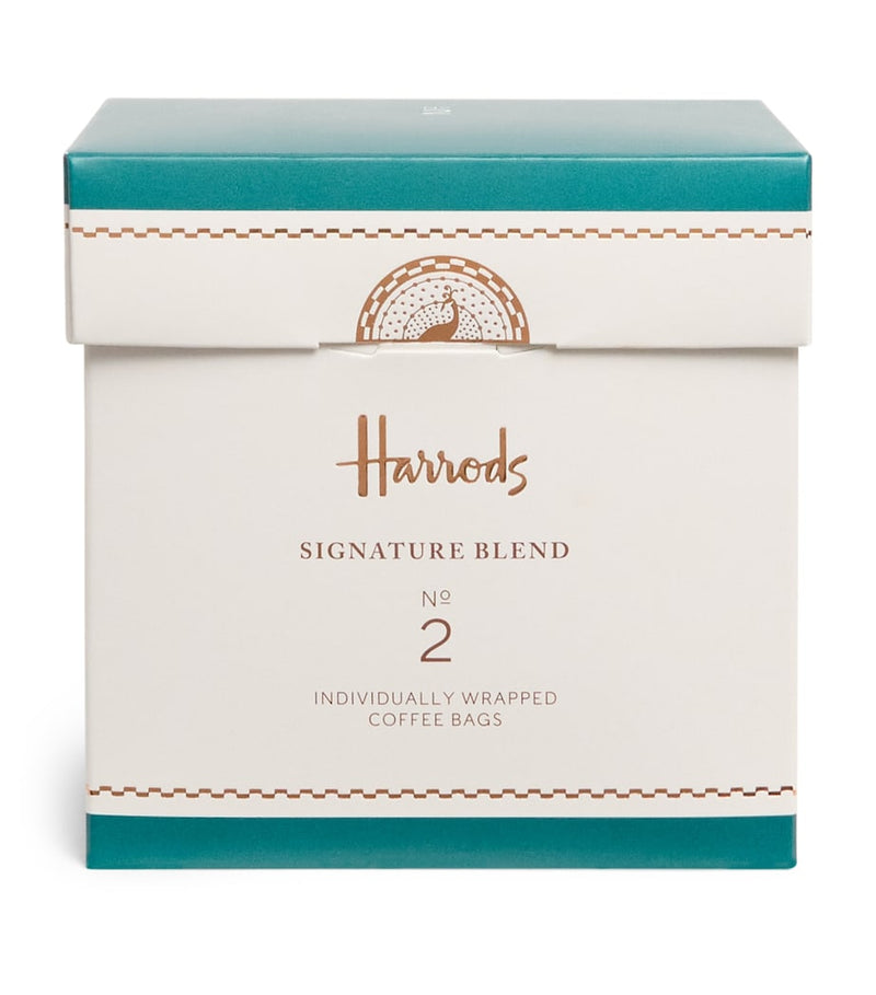 Harrods Signature Blend No.2 coffee bags (British brand)