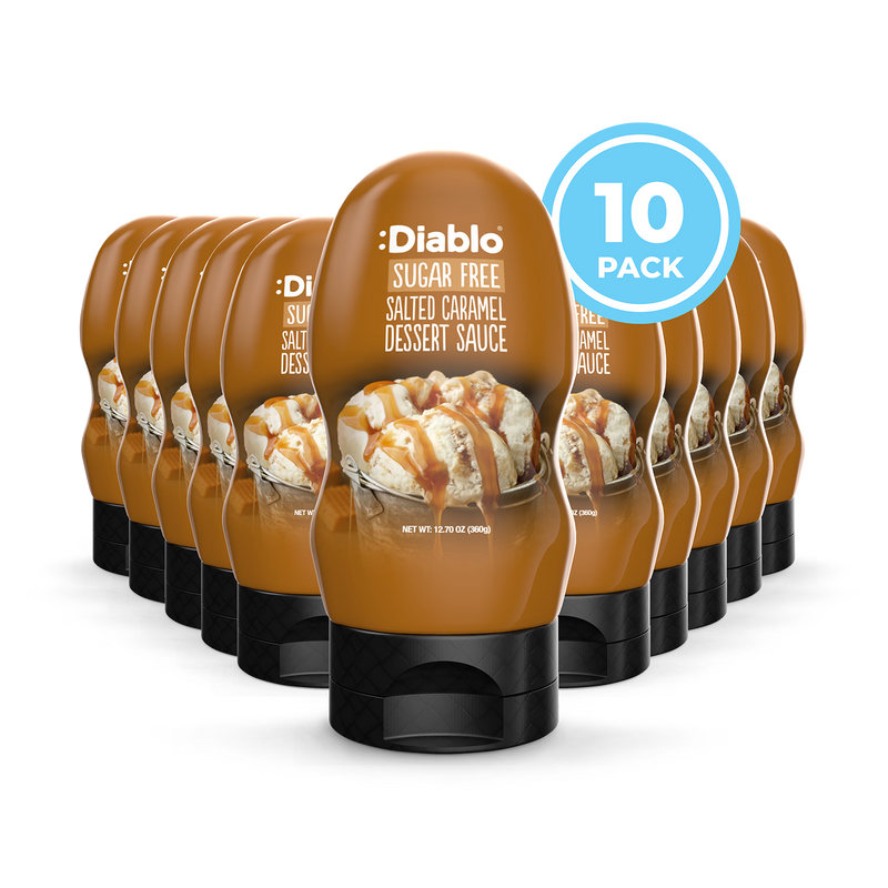 Diablo sugar free salted caramel sauce 360g pack, UK version