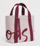 Harrods small logo tote bag recycled canvas, imported from the UK