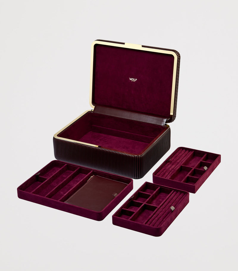 WOLF Large Bella jewellery box - British product