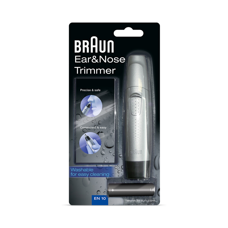 Braun ear and nose trimmer EN10, imported from the UK