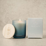 Serenity Relax Candle Rose Cardamom Pink Pepper 120g (British brand)