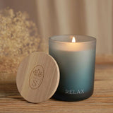 Serenity Relax Candle Rose Cardamom Pink Pepper 120g (British brand)