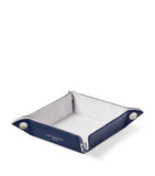 Aspinal leather tidy tray 16cm x 16cm - British product
