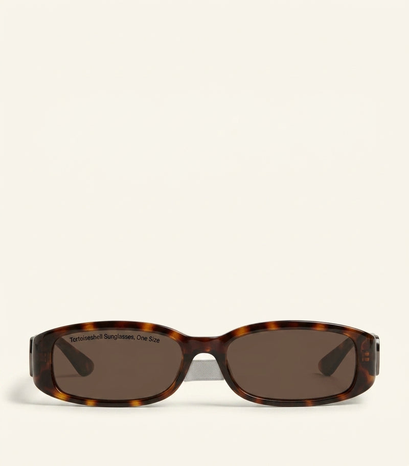 Gucci Rectangular Sunglasses black acetate frame (British brand)