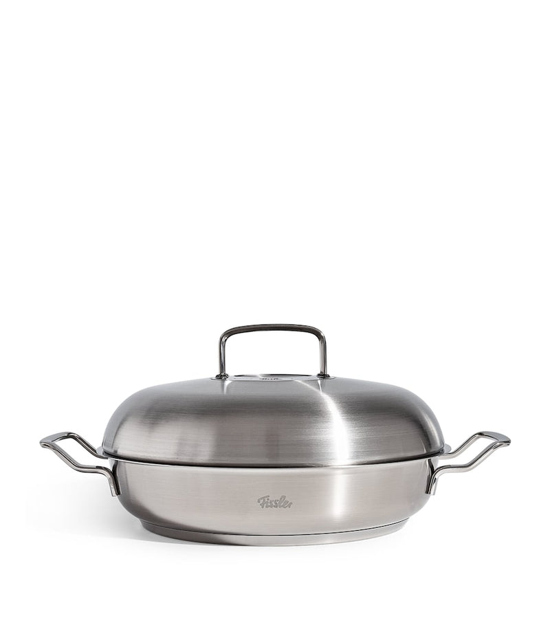 Fissler Original-Profi serving pan 28cm with high-dome lid, imported from the UK