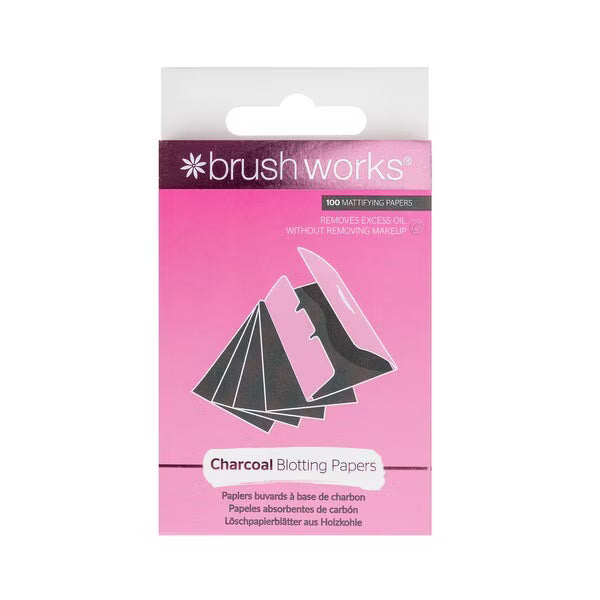 Brushworks charcoal blotting papers 100 count - British product