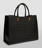 Thom Browne large leather duet tote bag, UK version