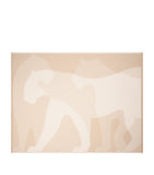 Cartier wool-cashmere blanket with panther motif 190x140cm - British product