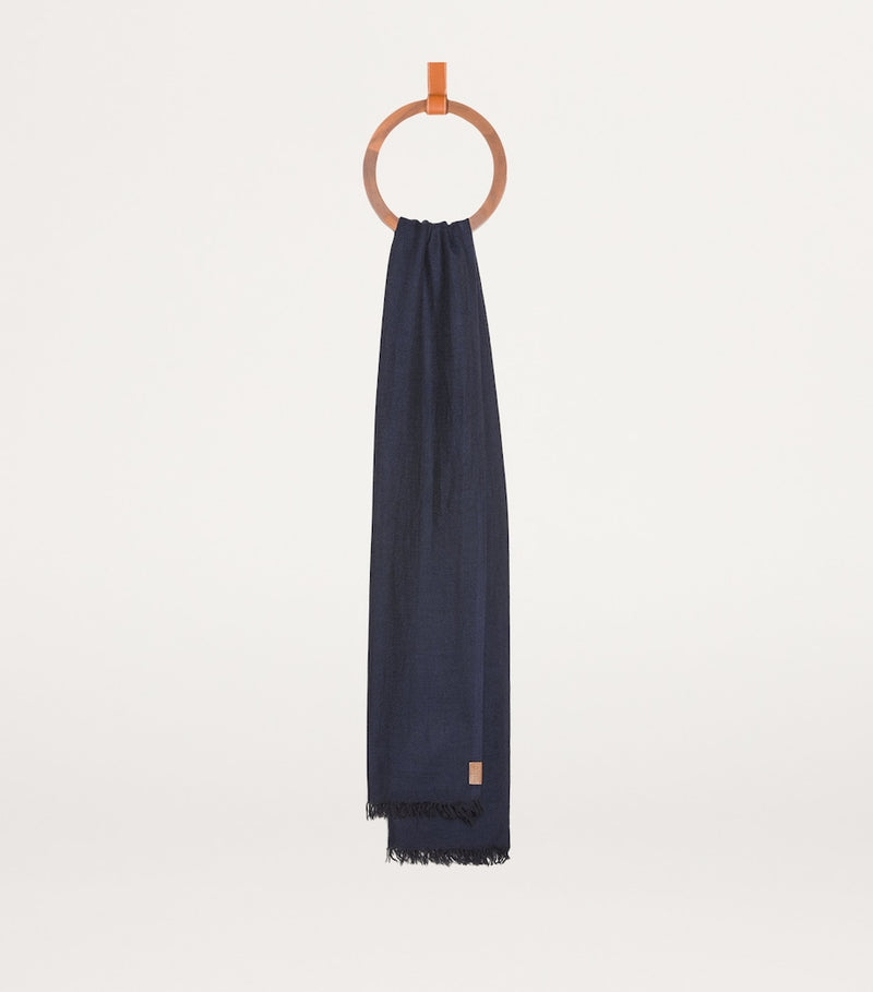 LOEWE cashmere logo scarf with tassels - British product