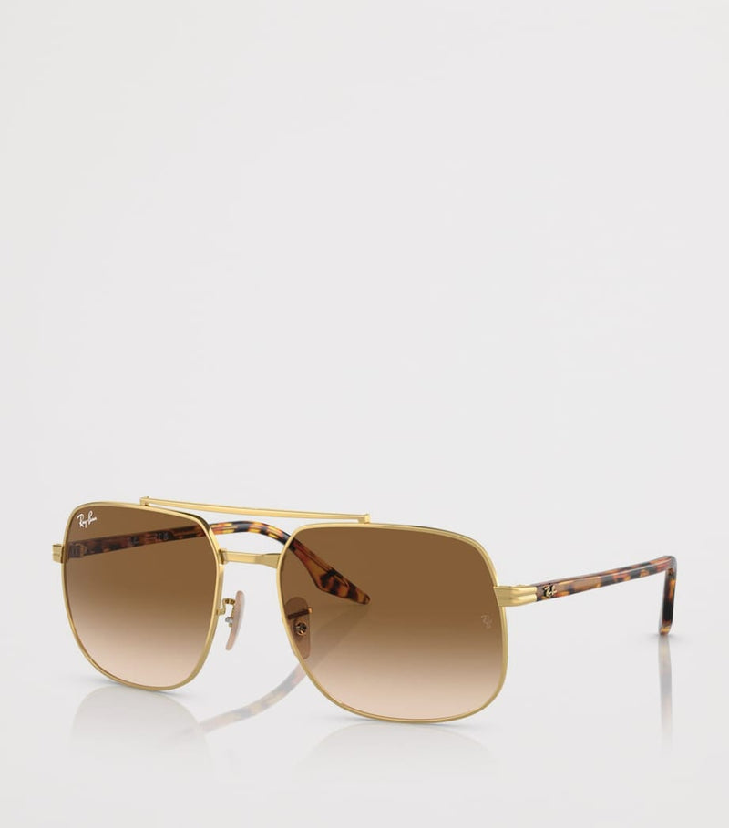 Ray-Ban rounded pilot sunglasses (British brand)