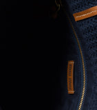Miu Miu raffia-effect woven tote bag (British brand)