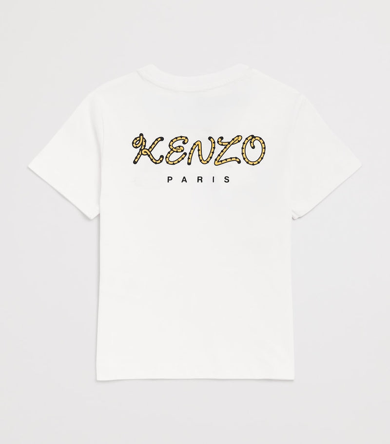 Kenzo Kids Tiger Graphic T-Shirt 9 Months-4 Years, UK version