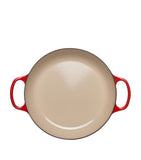 Le Creuset cast iron shallow round casserole dish 26cm (British brand)