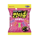 Lotte Jellycious sour fruit candy triple mix - British product