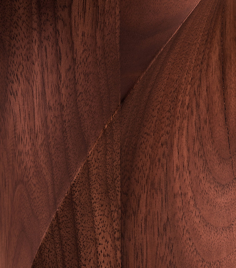 Assouline walnut twist bookends measuring 23cm high - British product