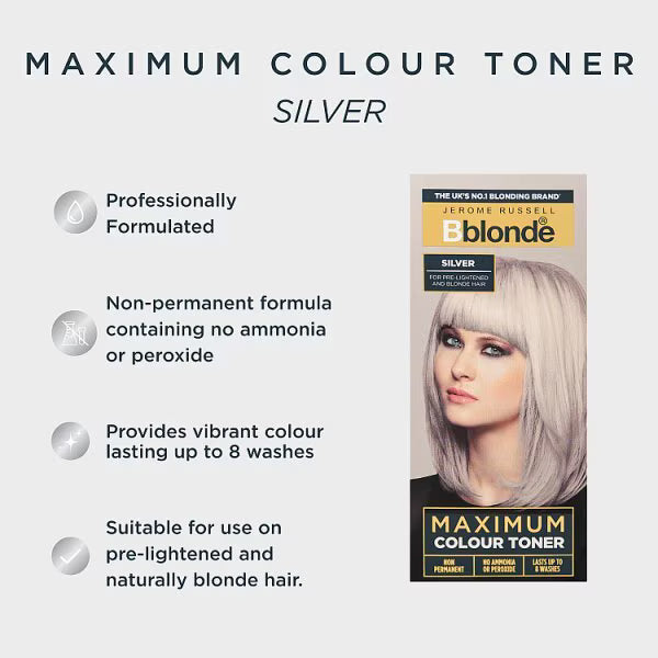 Bblonde Silver Toner for blonde hair - British product