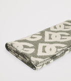 Dolce&Gabbana Wool-Cashmere-Silk Logo Throw 140cm x 180cm - British product