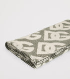 Dolce&Gabbana Wool-Cashmere-Silk Logo Throw 140cm x 180cm - British product