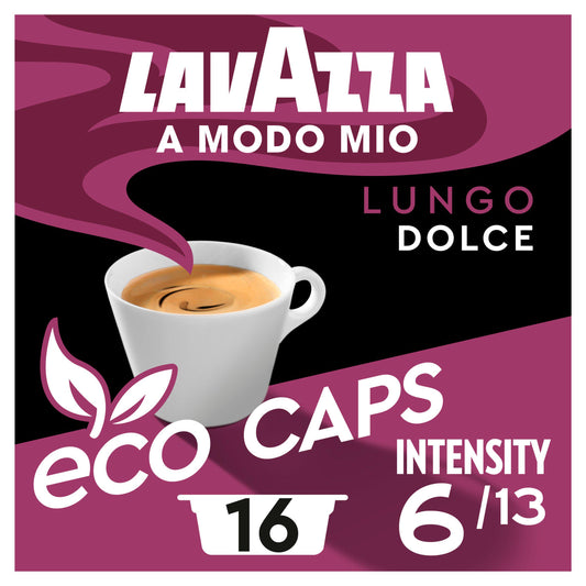 Lavazza A Modo Mio Lungo Dolce Coffee Capsules x16 All coffee Sainsburys   