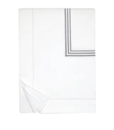 Harrods King Egyptian Cotton Duvet Cover with Triple-Embroidered Stripe, 230cm x 220cm- Buy online at McGrocer