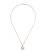 Harrods Chopard Happy Diamonds Icons Rose Gold and Diamond Pendant Necklace- Buy online at McGrocer
