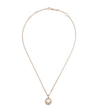 Chopard pendant necklace rose gold and diamond (British brand)