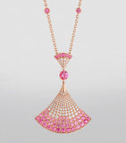 Bvlgari Divas' Dream rose gold diamond sapphire ruby, imported from the UK