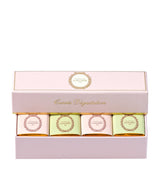 Harrods Ladurée Box of 28 Dark and Milk Chocolate Squares 150g- Buy online at McGrocer