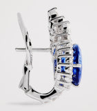 Yeprem diamond and sapphire stud earrings - British product