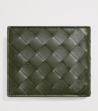 Bottega Veneta Intrecciato bifold wallet calfskin leather, imported from the UK