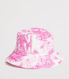 Marie Raxevsky jungle print bucket hat, imported from the UK
