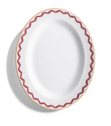 Harrods Missoni Home Porcelain Zigzag Jarris 156 Oval Plate 36cm- Buy online at McGrocer