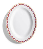 Missoni Home porcelain oval plate Zigzag Jarris 156 36cm, imported from the UK