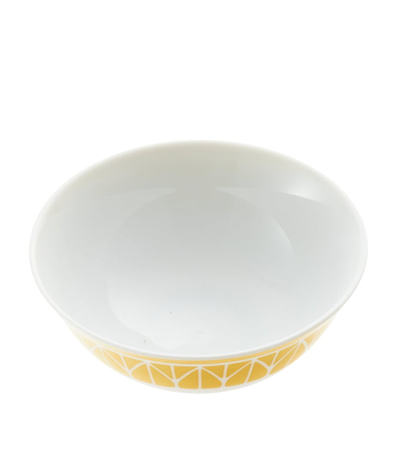 Christofle porcelain Malmaison Riviera rice bowl 12cm, imported from the UK