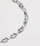 Tateossian Sterling Silver Marine Link Chain Bracelet (British brand)