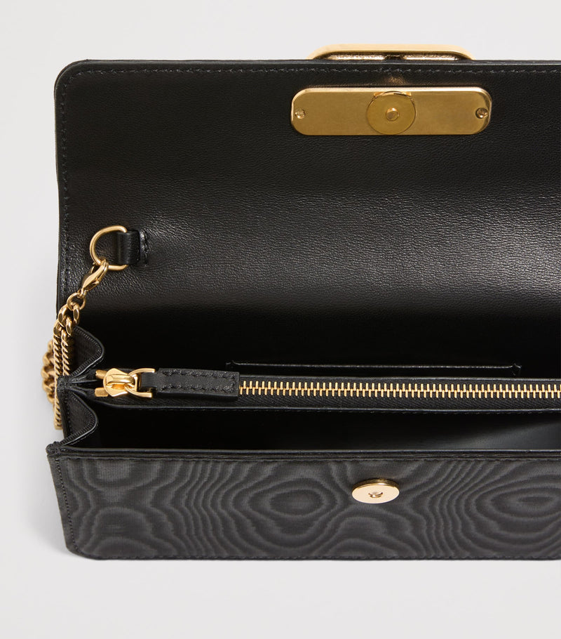 Valentino Garavani moiré VLogo chain wallet, imported from the UK