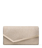 Jimmy Choo Emmie Caviar Glitter clutch bag, UK version