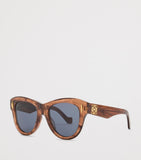 Loewe Screen sunglasses acetate round gold-tone temples, UK version