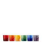 Le Creuset stoneware rainbow mugs set of 6, UK version