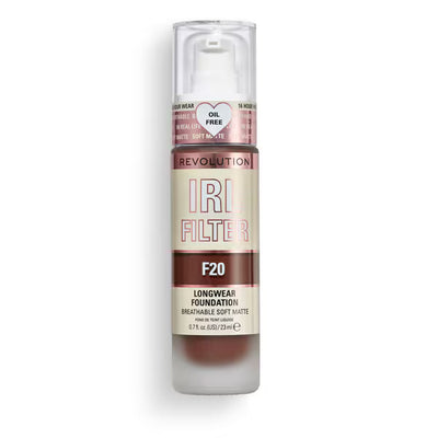 Superdrug Revolution IRL Filter Longwear Foundation F20- Buy online at McGrocer