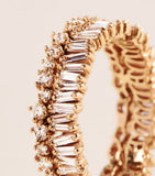 Suzanne Kalan baguette-cut diamond eternity ring, UK version