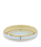 Harrods GINORI 1735 Porcelain Colonna Diva Celeste Round Serving Tray 17cm- Buy online at McGrocer