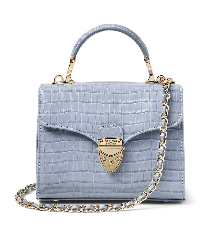 Aspinal of London mini Mayfair top-handle bag imported from the UK