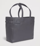 Thom Browne leather Cabas tote bag with zip pouch - British product