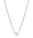 Chopard Happy Hearts pendant necklace 18kt rose gold mother-of-pearl, imported from the UK