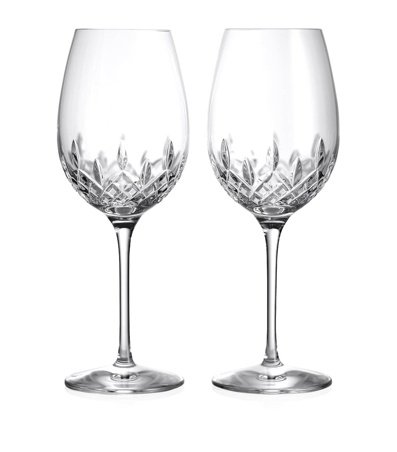 Waterford Lismore Essence Goblet Wine Glasses set of 2 660ml (British brand)