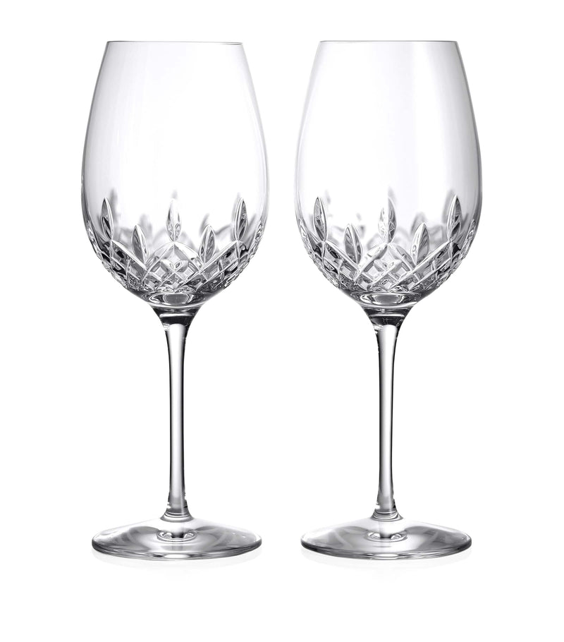 Waterford Lismore Essence Goblet Wine Glasses set of 2 660ml (British brand)